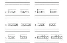 037 Blank Handwriting Worksheets For Kindergarten Db excel