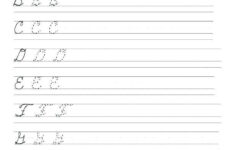 21 Cursive Handwriting Practice Pdf Blank Cursive Writing Worksheets Fo