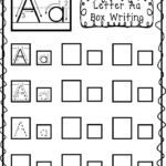 26 Printable Alphabet Box Writing Worksheets Preschool KDG Etsy