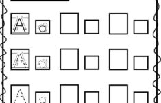 26 Printable Alphabet Box Writing Worksheets Preschool KDG Etsy