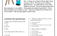 2nd Grade Reading Worksheets Best Coloring Pages For Kids