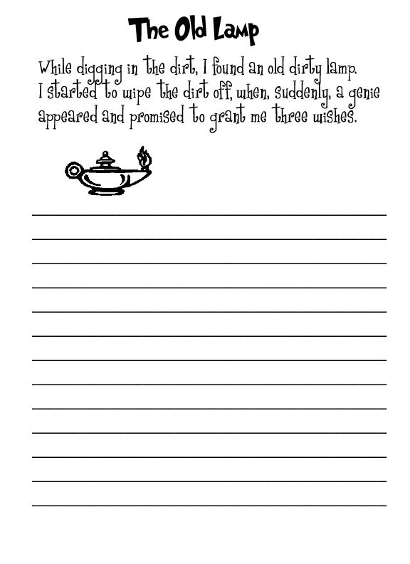 Free Writing Worksheets For 3rd Graders