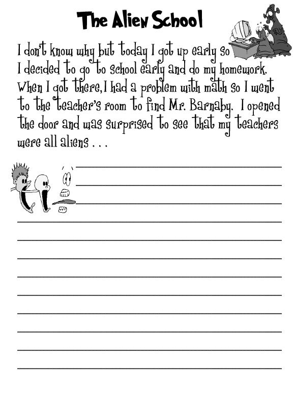 2nd Grade Writing Worksheets Best Coloring Pages For Kids Writing 