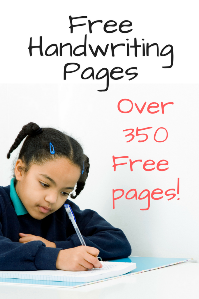 350 Free Handwriting Worksheets For Kids | Handwriting Worksheets