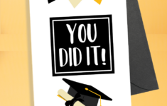 4 Printable Free Graduation Cards