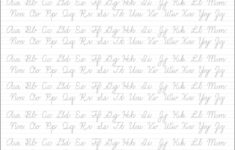 5 Printable Cursive Handwriting Worksheets For Beautiful Penmanship
