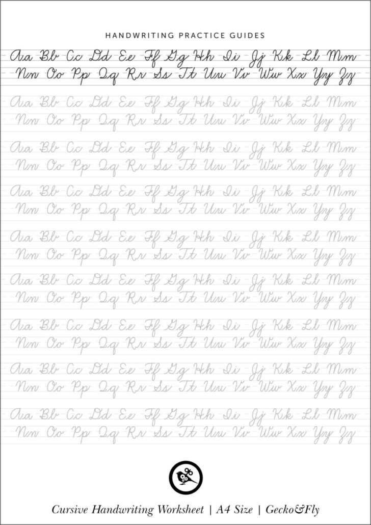 Handwriting Worksheet Template