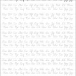 5 Printable Cursive Handwriting Worksheets For Beautiful Penmanship