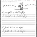 5th Grade Cursive Writing Sentences Worksheets Pdf Worksheetpedia