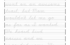 9 Print Handwriting Practice Worksheet Works