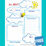 All About Me Report Worksheets 99Worksheets