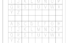 Alphabet Handwriting Worksheets A To Z Printable