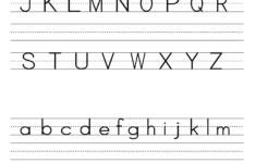 Alphabet Practice Worksheets To Print Activity Shelter