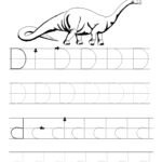 Alphabet Tracing Pages For Kids Exercise Dear Joya Letter D