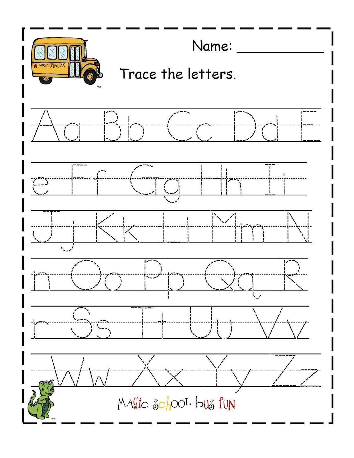 Alphabet Worksheets For 4 Year Olds In 2020 With Images Alphabet 