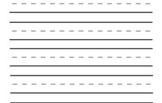Amazing Blank Handwriting Practice Sheets For Kindergarten Literacy