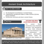 Ancient Greek Architecture Facts Worksheets Developement Of Structure