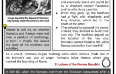 Ancient Rome Facts Worksheets Information History Structure