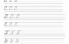Awesome Good Handwriting Practice Worksheets Paijo Network Cursive