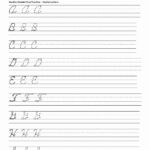 Awesome Good Handwriting Practice Worksheets Paijo Network Cursive
