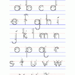 Basic Handwriting For Kids Manuscript Letters Of The Alphabet