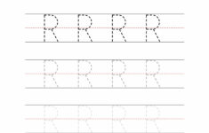 Big Letter R Writing Worksheet The Learning Site