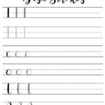 Brush Lettering Practice Worksheets Basic Strokes Basic Etsy Brush