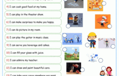 Can Esl Jobs Matching Exercise Worksheet For Kids And Students PDF