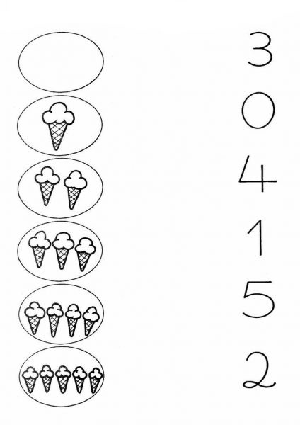 Count And Match Number Worksheets Worksheet School