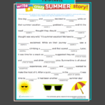 Crazy Story Summer Worksheets 99Worksheets