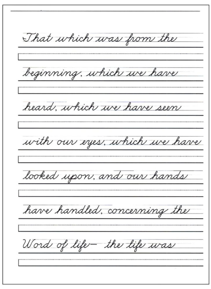 Generate Handwriting Worksheets