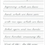 Cursive Alphabet Handwriting Practice AlphabetWorksheetsFree