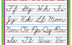 Cursive Alphabet Letters Pdf AlphabetWorksheetsFree