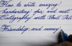 Cursive Hand Writing How To Write Neat Cursive Handwriting Mazic