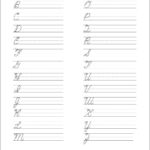 Cursive Handwriting Tracing Worksheets AlphabetWorksheetsFree