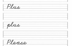Cursive Handwriting Worksheet Works Kind Worksheets