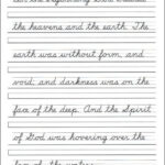 Cursive Handwriting Worksheets For 5th Grade Cursive Writing