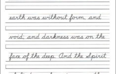 Cursive Handwriting Worksheets For 5th Grade Cursive Writing