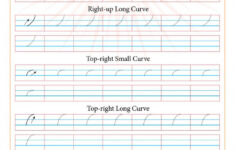 Cursive Strokes Worksheet SuryasCursive