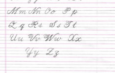 Cursive Writing A To Z Worksheets Download Printable Cursive Alphabet