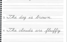 Cursive Writing Paragraphs To Copy Worksheets For All Download And