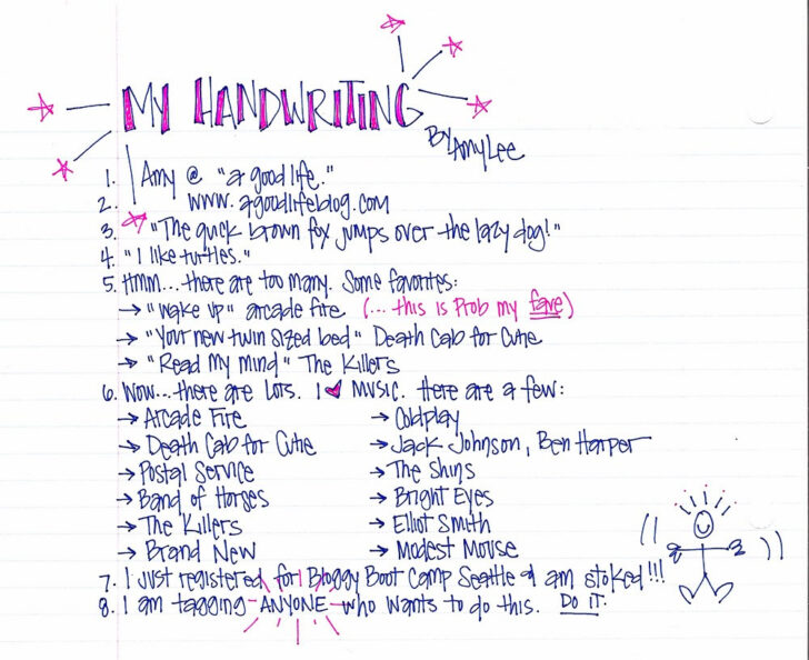 Cute Handwriting Worksheets