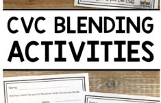 CVC Blending Activities Spiral Review Students Will Practice Sounding