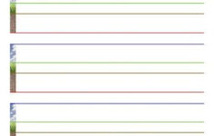 D buter En criture Cursive Sur Lignage Feu Terre Herbe Ciel