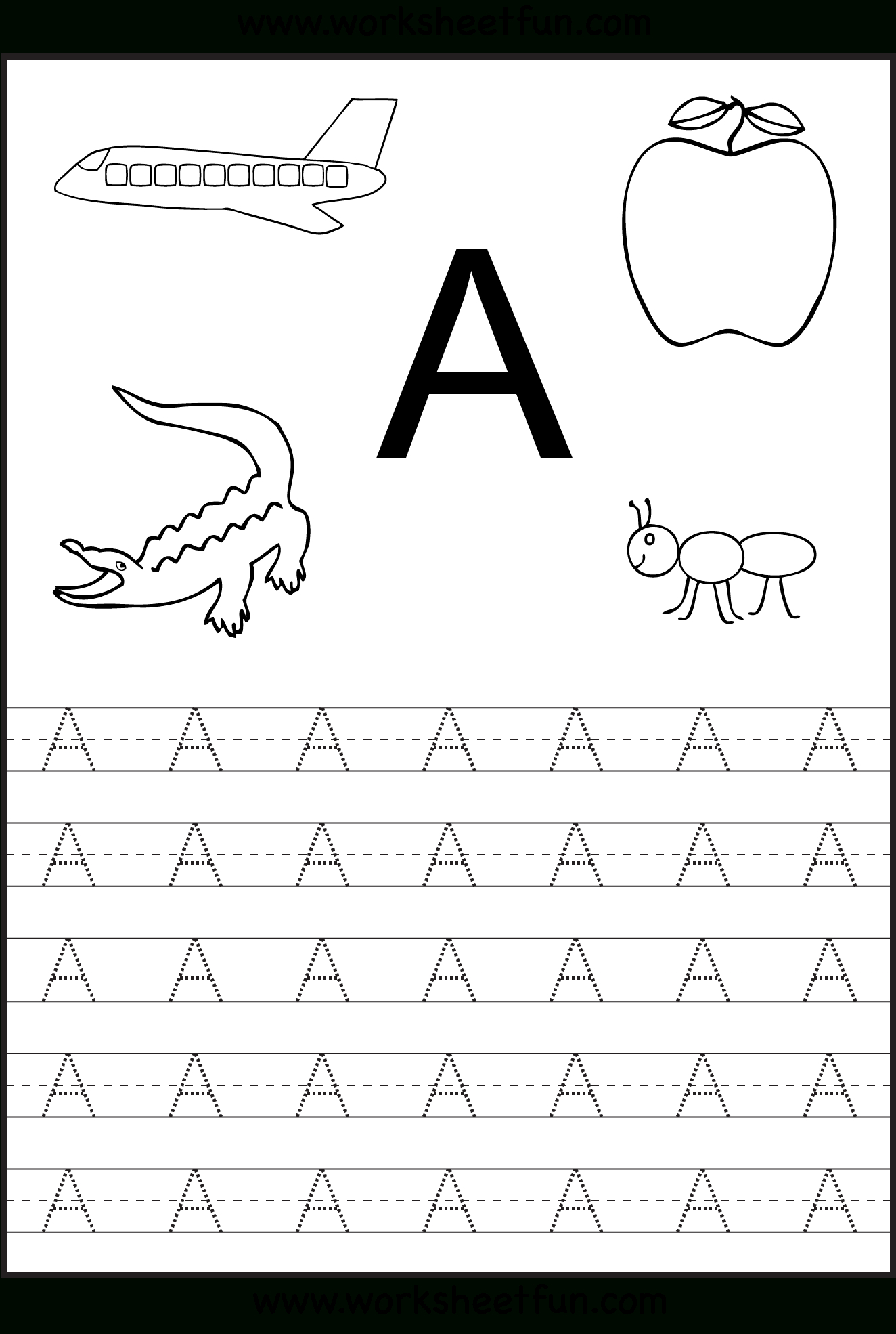 D nealian Alphabet Tracing Worksheets TracingLettersWorksheets