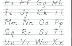 D nealian Cursive Alphabet Printable AlphabetWorksheetsFree