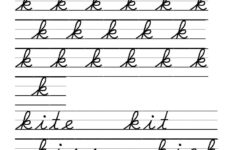 D nealian Cursive Worksheet