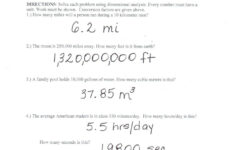 Dimensional Analysis Worksheet Answers Db excel