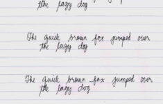 English Handwriting Practice Hand Writing