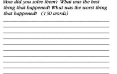 Esl Creative Writing Worksheets Free Worksheets Samples